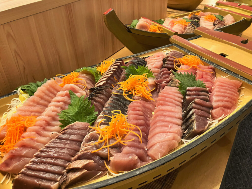 ホテル湯西川のバイキング
