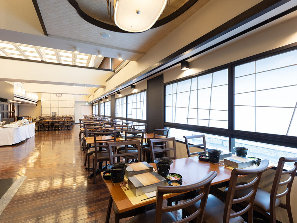 アタミシーズンホテルのバイキング会場